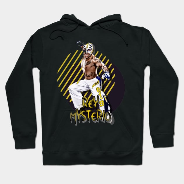 Rey Mysterio Hoodie by Aezranits